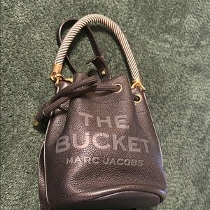 Marc Jacobs Dark Brown Mini Bucket Bag